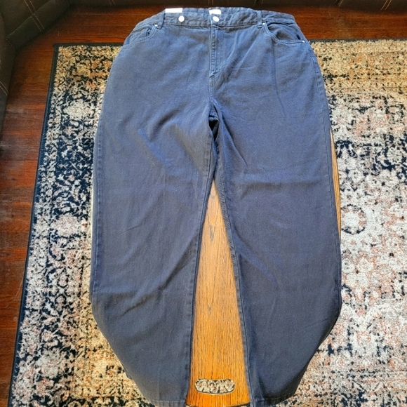 Cotton:On Curve Loose Straight Leg Jeans in Black Size Women's 14 NEW with Tags - Picture 3 of 14